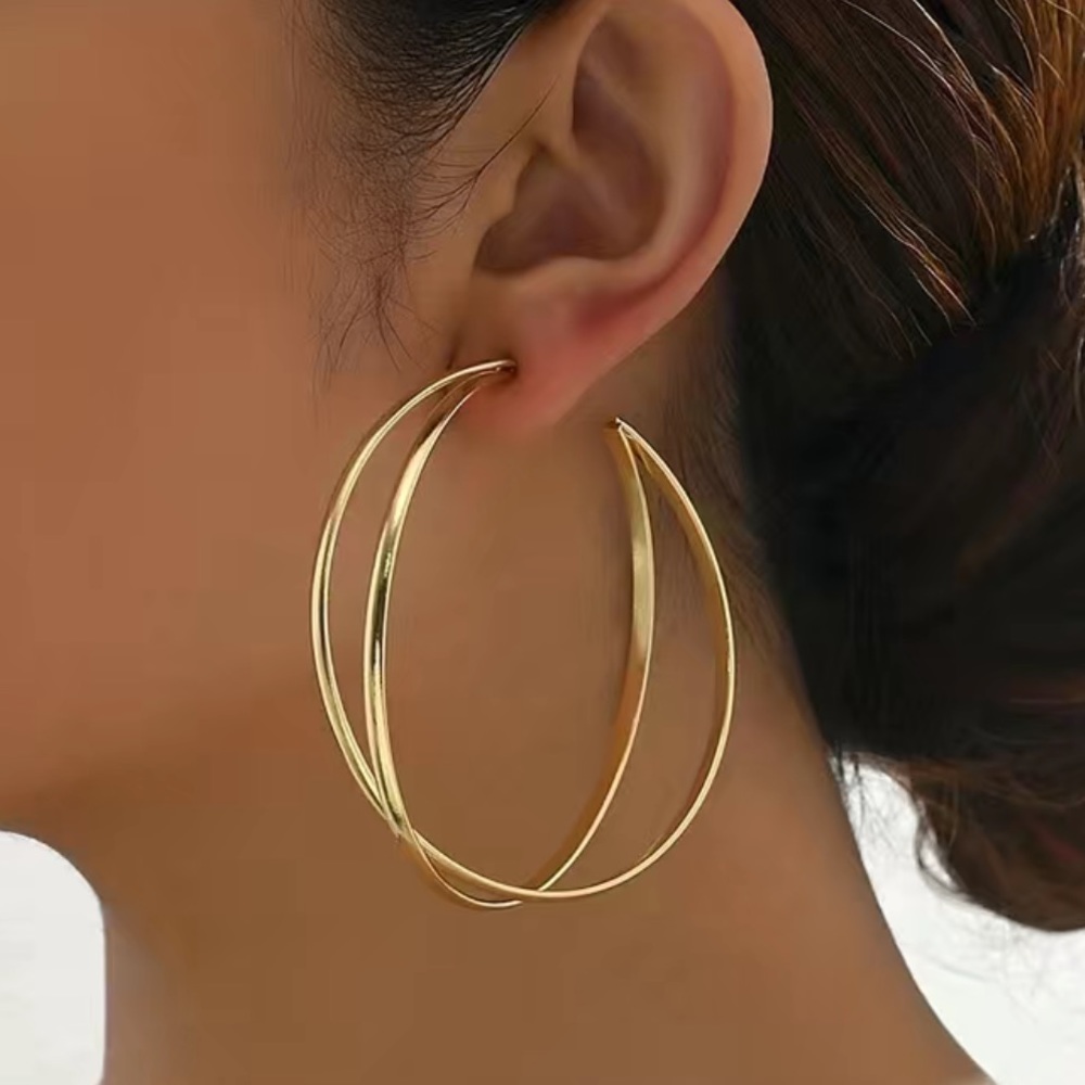 ✨✨Gold Double Hoop Earring✨✨✨